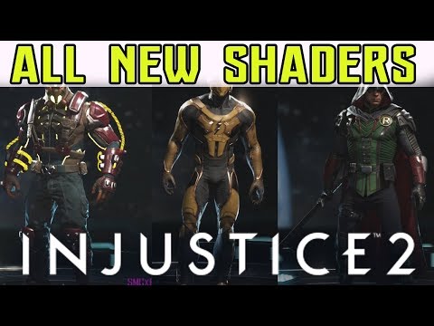 ALL NEW SHADERS w PATCH 1.08 !!! | INJUSTICE 2