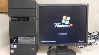 Windows XP PC Startup - Sony VAIO