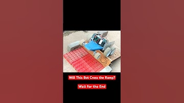 😱😱Will This RC Steering Controlled Robot Cross the Ramp?🔥🔥#shorts #robot #electricedison #viral #diy