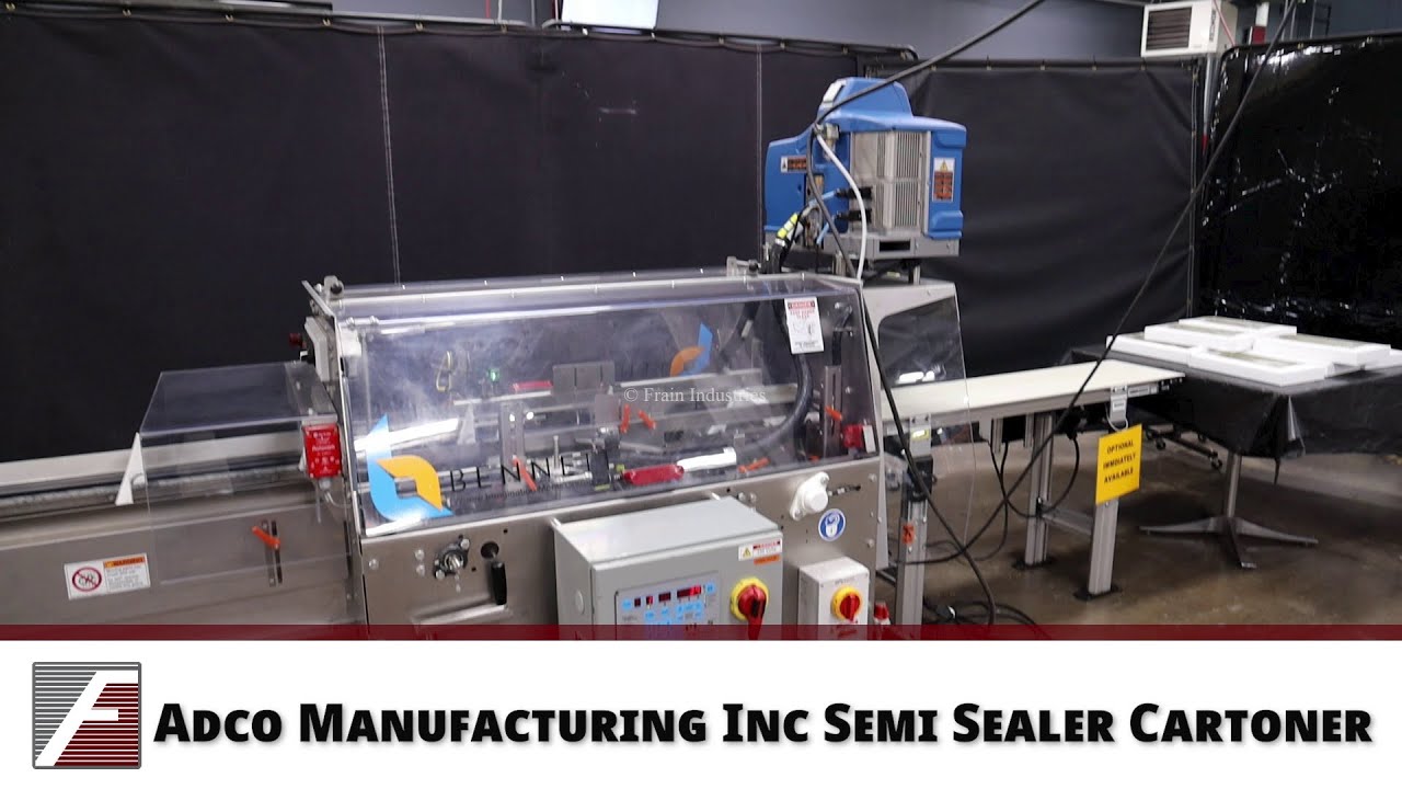 Adco Manufacturing Inc Semi Sealer Cartoner Demonstration