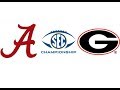 2018 SEC Championship, #1 Alabama vs #4 Georgia (Highlights)