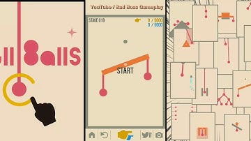PullBalls Physics Brain Puzzle | Stage 1 to 18 | Walkthrough ( Android / iOS ) Gameplay HD