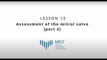 MST Masterclass - Lesson 13 - Assessment of the mitral valve (part 2)