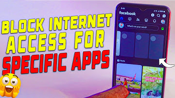 How to block internet on specific apps on android mobile 2024 | PIN TECH |