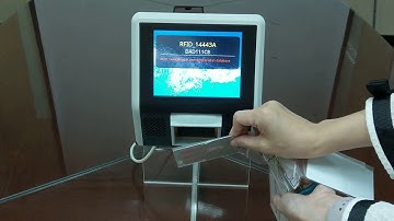 Scantech ID SK-50:  Demonstration of NFC function and Barcode reading