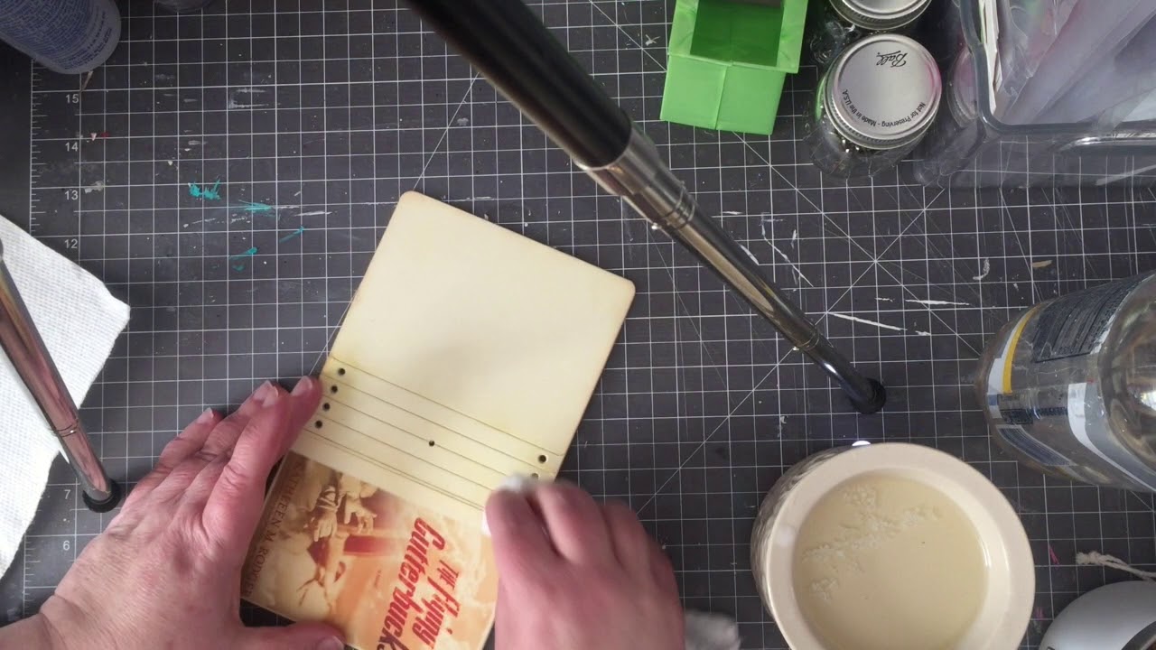 Adding a Wax Finish to a Journal Cover YouTube