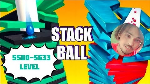 5500-5633 LEVEL 🫢 AMAZING STACKBALL CRUSH 3D  1 - #stackball #shorts