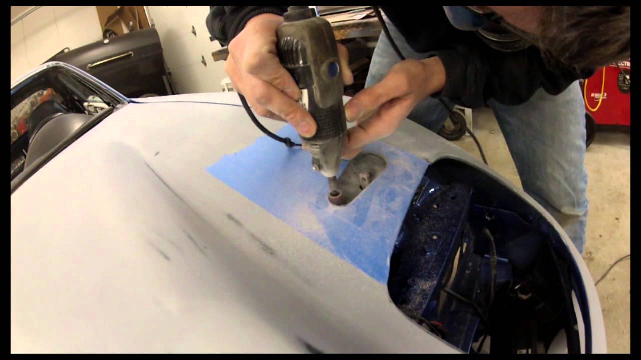 Aerocatch install on Tech2 Carbon Fiber hood for RX7 YouTube