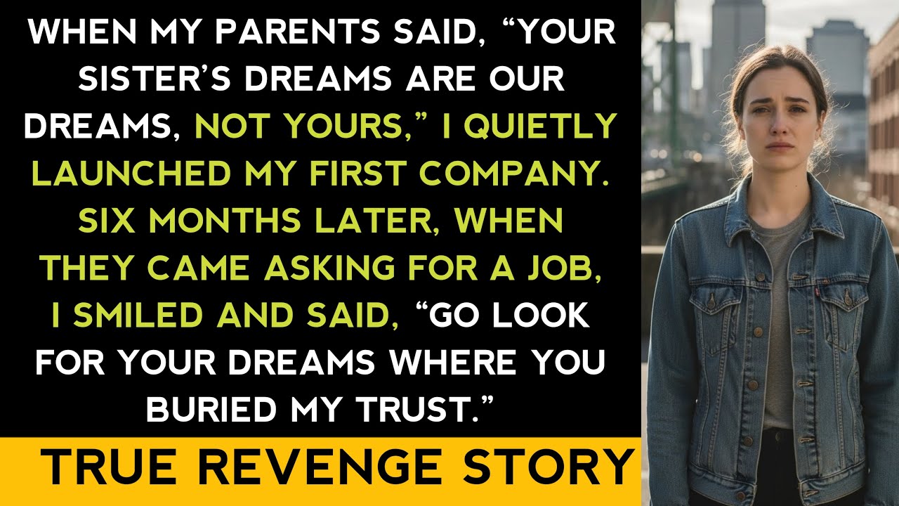 My Parents Chose My Sister’s Dreams — I Built a Company and Changed Everything