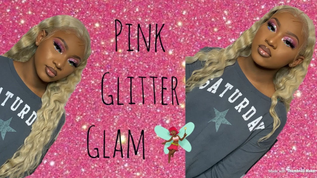 Pink Glitter Glam Makeup Tutorial - YouTube
