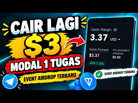 CAIR LAGI $3 USD! CUMA 1 TUGAS | Event Airdrop Terbaru 2026
