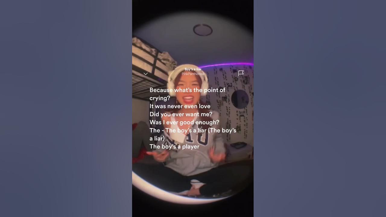boy’s a liar (sped up) lyrics