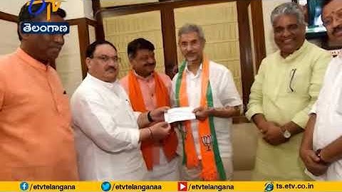 Foreign Minister Jaishankar Formally Joins BJP | in Presence of J.P. Nadda