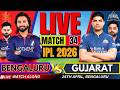 Live IPL: Bengaluru vs Gujarat, IPL 2026 | RCB vs GT | LIVE IPL Match Today, Live Cricket Match #ipl
