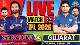 Live IPL: Bengaluru vs Gujarat, IPL 2026 | RCB vs GT | LIVE IPL Match Today, Live Cricket Match #ipl screenshot 1