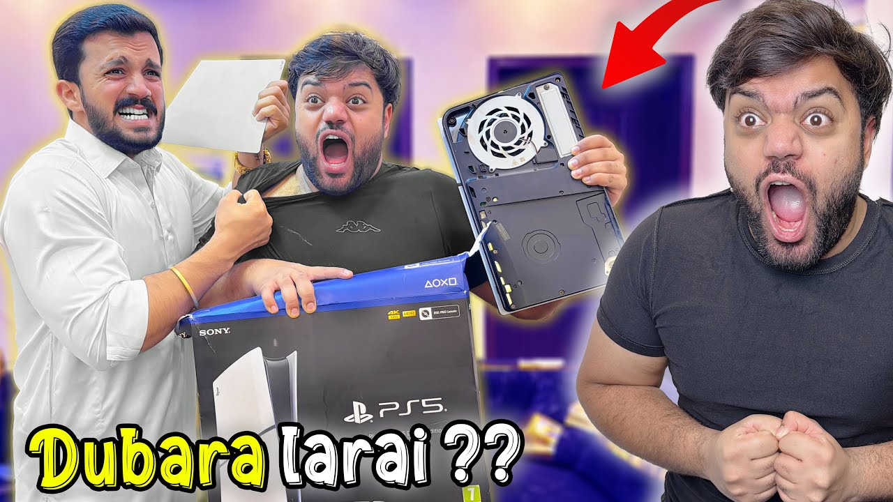 Rajab Ka PS5 Tor Diya 😱 | Police Bula Li 😂 | Dubara Larai Hone Wali Thi 😭