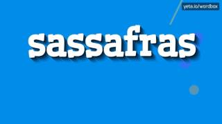 HOW TO SAY SASSAFRAS?