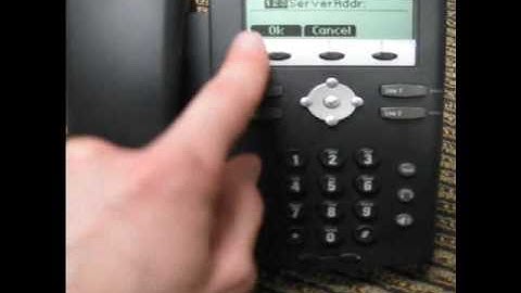 Polycom - set boot server on phone