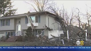 Trees Falls Onto Paramus House