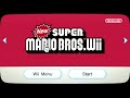 New super mario bros wii  disc channel game intro