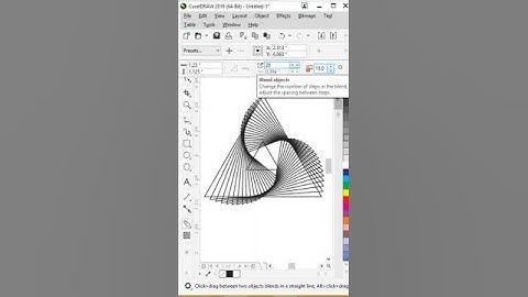 Geometric Design Art Drawing In Coreldraw | Coreldraw Short