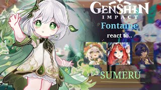 Fontaine react to Sumeru || Genshin Impact || Gacha club || Made by Yuk!ra