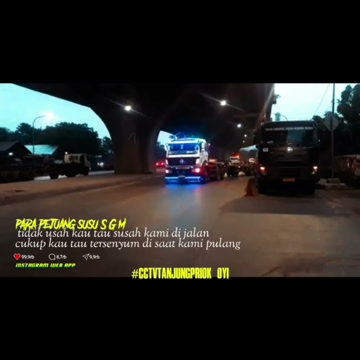 Cctv tanjung priuk Oyi story wa keren dan mantul jangan lupa Sucribe nya