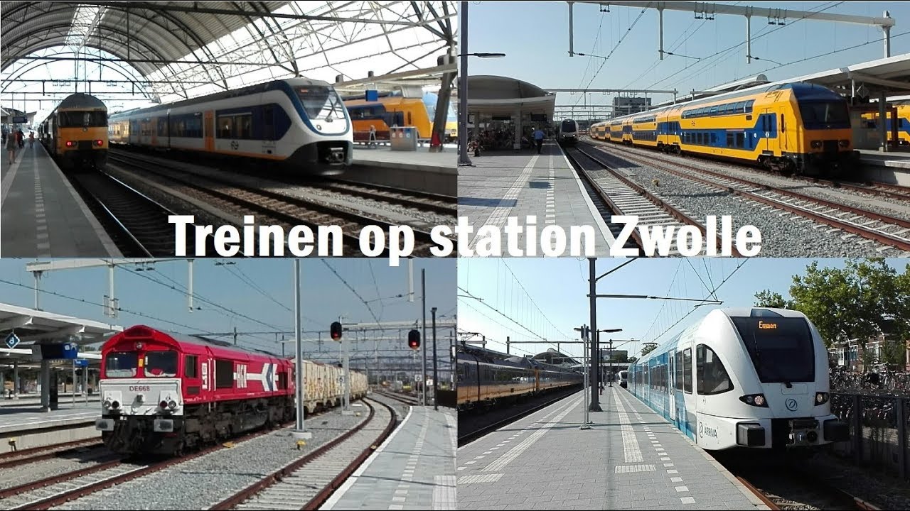 Treinen op station Zwolle!