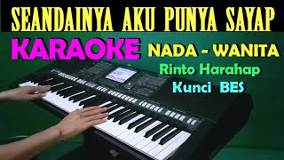 Seandainya Aku Punya Sayap - Geisha | KARAOKE Nada Cewek / Wanita