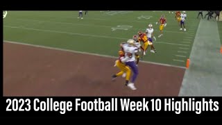 #5 Washington vs #20 USC Highlights | College Football Week 10 | 2023 College Football Highlights