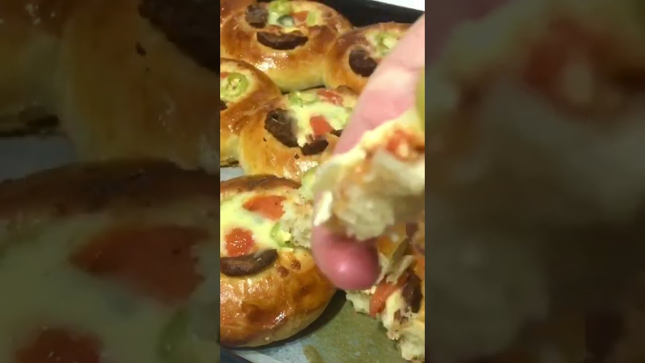 Yumuşacık Pizza Poğaça Tarifi Öyle Güzel Oluyorki ❗️Biz Yemelere doyamadık