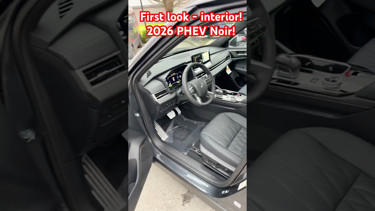First look 2026 PHEV Noir Edition Outlander #mrmitsubishi #shorts #mrmitsubishi #phev
