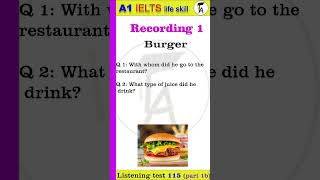A1 IELTS Life Skills Listening Test 115 1b I New #english #learnenglish #a1ielts