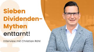 Christian W. Röhl @echtgeldtv:  “Dividenden-Rendite ist häufig ein Warnsignal” | justETF