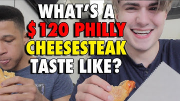 $8 Philly Cheesesteak vs $120 PHILLY CHEESESTEAK!!! | Tom Flynn