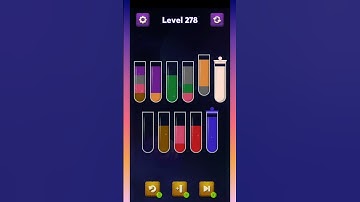 water sort puzzle gameplay💚💙 #asmr #asmrgames #watercolorsortinggame #watersortpuzzle  #hardlevel