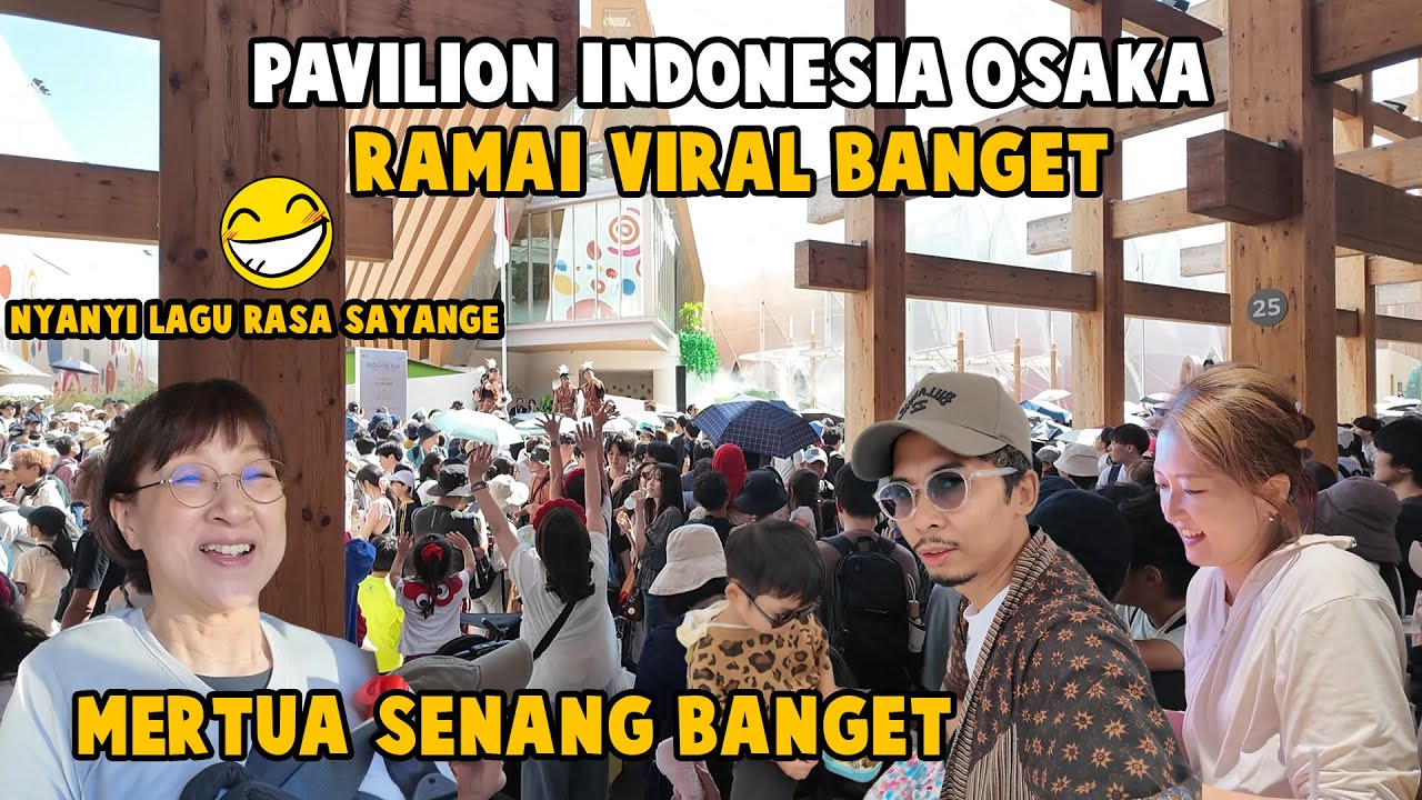 AJAK MERTUA KE PAVILION INDONESIA EXPO YG LAGI VIRAL ! RAMAI BANGET !