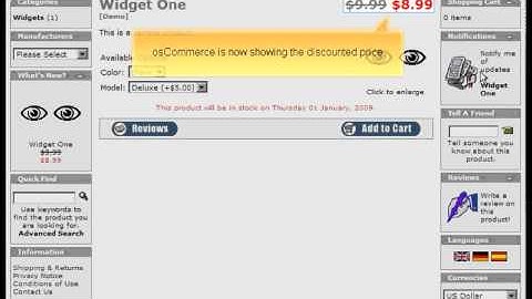 Managing specials by Host4Go Tutorials