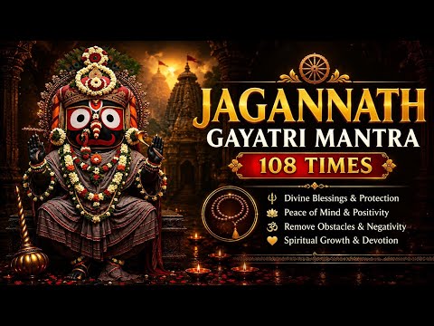 Jagannath Gayatri Mantra 108 Times | Kaliyug Ka Sabse Shaktishali Mantra | Jai Shree Jagannath