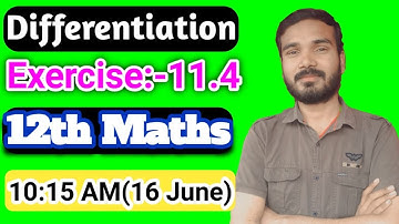 Differentiation II K.C. Sinha II  Ex:-11.4 II  16 June II PRINCE SIR