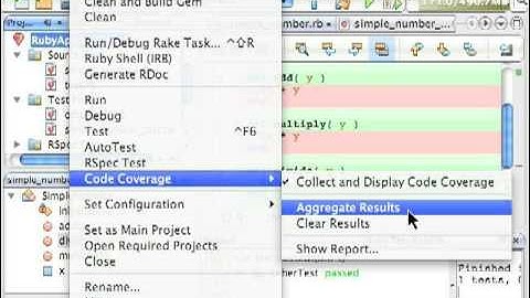 Ruby code coverage in NetBeans