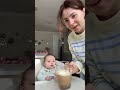 Miss grabby today #saltedcaramel #coffeeathome #6monthsold #coffeerecipe #MomsofTikTok