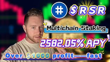 Turn a Downtrend into Passive Income: Stake RSR in Reserve protocol and Earn APY 2582.05% Now