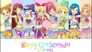 Video thumbnail of "Happy Crescendo - Color-Coded Lyrics - Aikatsu!"