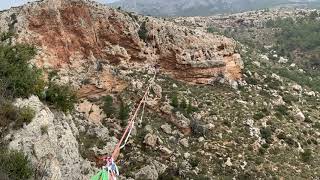 Timelapse of Walking 180m Highline Without Falling (Personal Best)