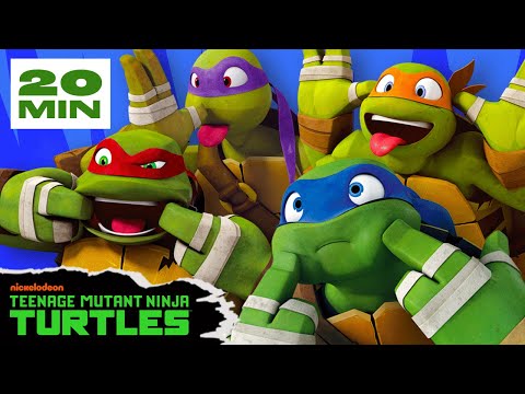 20 MINUTES of the Turtles Being Bros 💪 (Literally) | Teenage Mutant Ninja Turtles