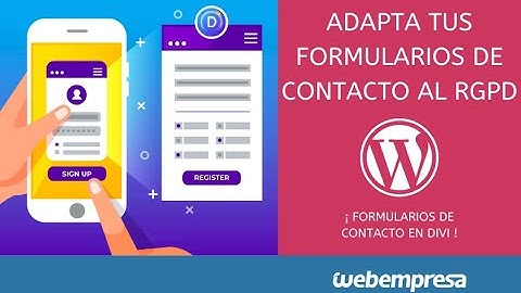 Adaptar formularios de contacto de Divi al RGPD en WordPress
