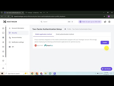 How to Set Up Security on Hostinger
