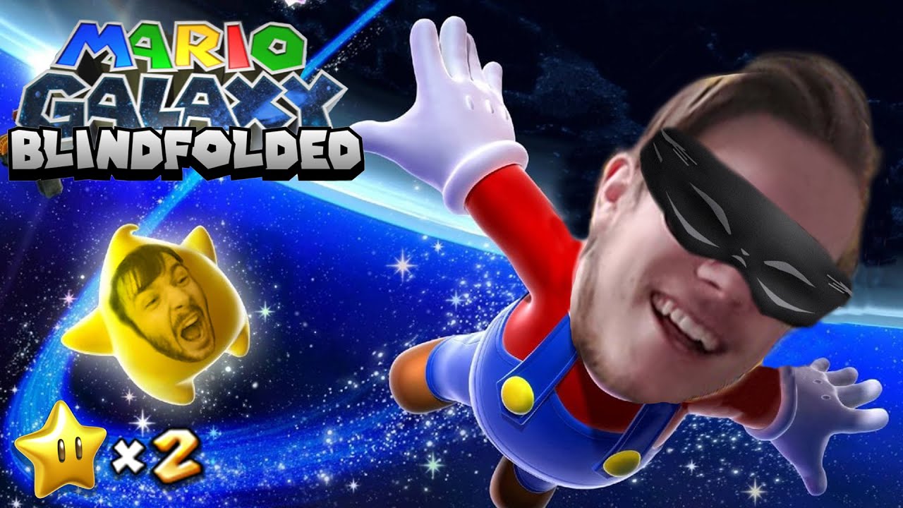 Mario Galaxy Blindfolded w/@DaPieGuy