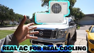 Can you use a Mini Split AC to cool a truck cap?